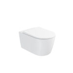 Metropole Round QuantumFlush Asma klozet gizli montajlı, 56 cm taharet borulu, clean, beyaz - Görsel 2