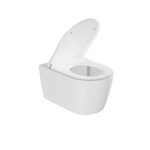 Metropole Round QuantumFlush Asma klozet gizli montajlı, 56 cm taharet borulu, clean, beyaz