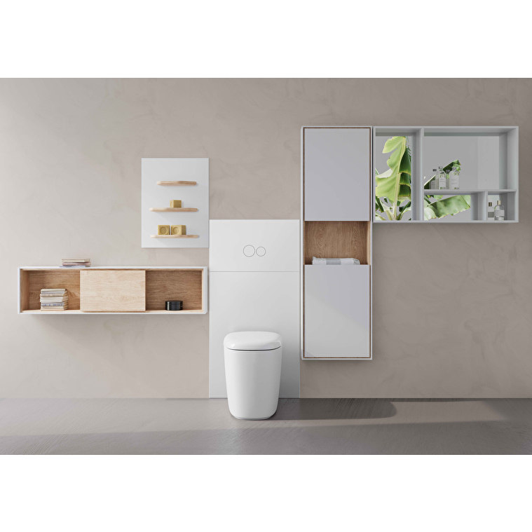 Vitra Plural Yerden Klozet 55 cm Beyaz - Görsel 8